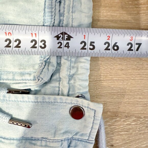 Altar'd State 100% Cotton Denim Utility Field Safari Pockets Military Jacket S - Picture 13 of 14